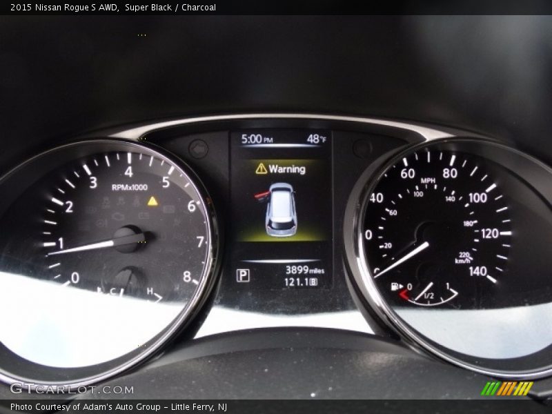 Super Black / Charcoal 2015 Nissan Rogue S AWD