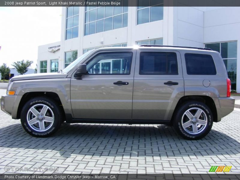 Light Khaki Metallic / Pastel Pebble Beige 2008 Jeep Patriot Sport