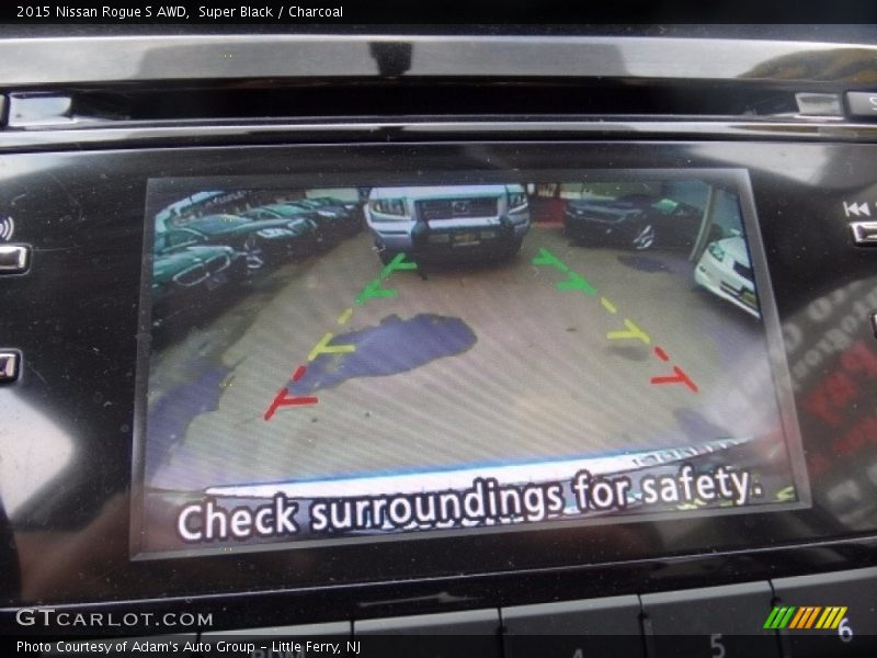 Super Black / Charcoal 2015 Nissan Rogue S AWD