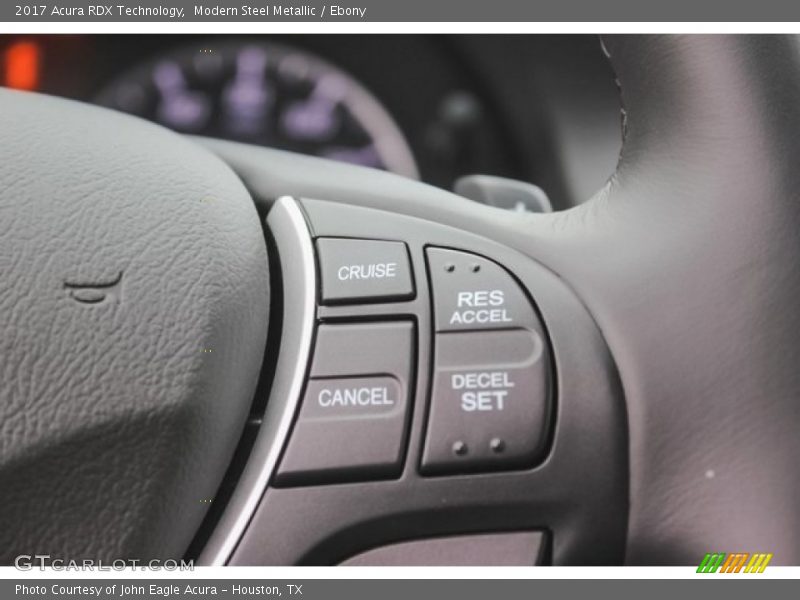 Modern Steel Metallic / Ebony 2017 Acura RDX Technology