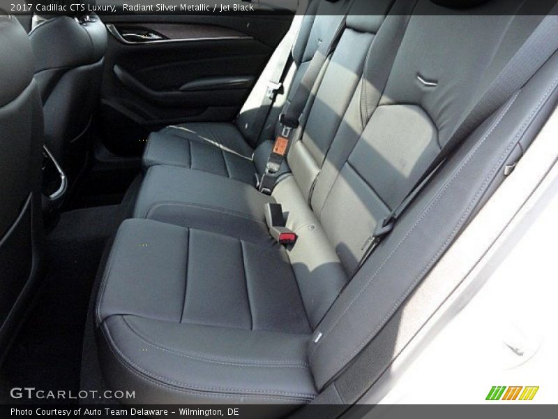 Radiant Silver Metallic / Jet Black 2017 Cadillac CTS Luxury