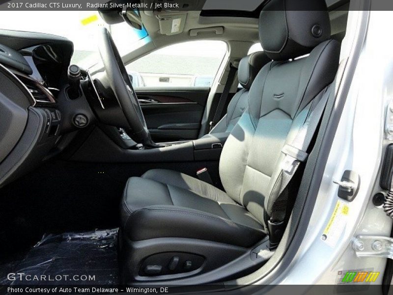 Radiant Silver Metallic / Jet Black 2017 Cadillac CTS Luxury