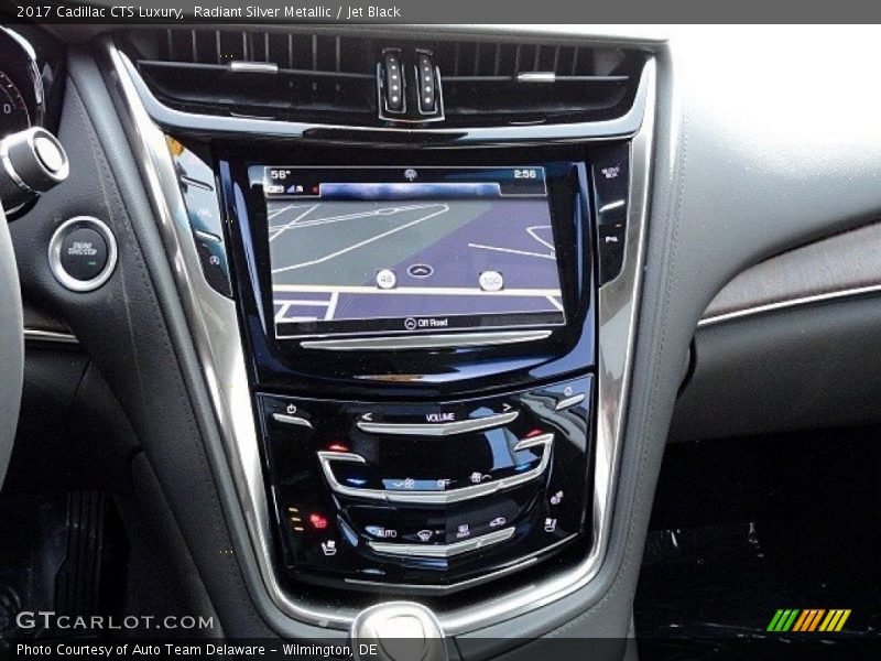 Radiant Silver Metallic / Jet Black 2017 Cadillac CTS Luxury