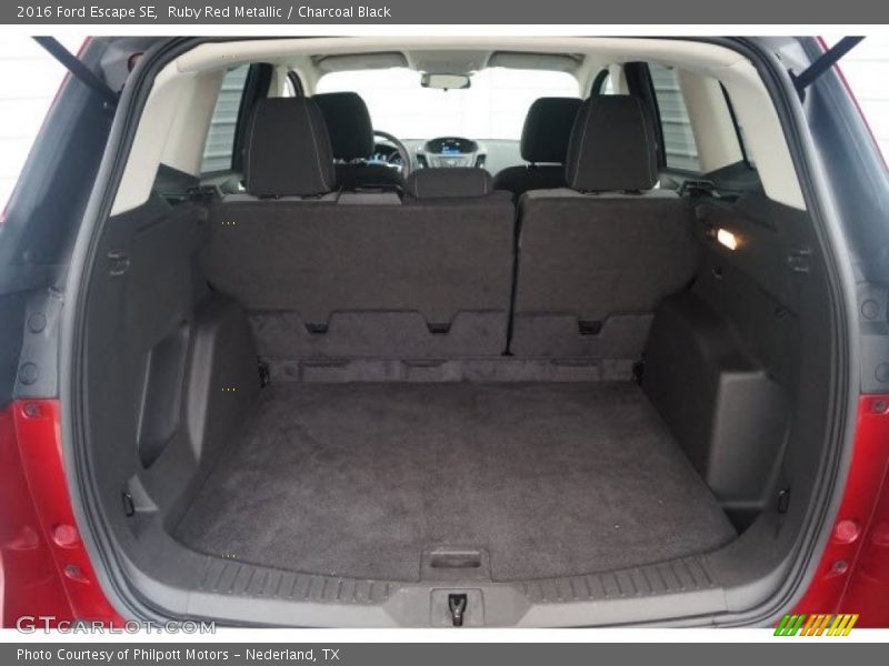 Ruby Red Metallic / Charcoal Black 2016 Ford Escape SE