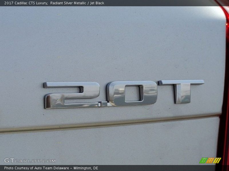 Radiant Silver Metallic / Jet Black 2017 Cadillac CTS Luxury