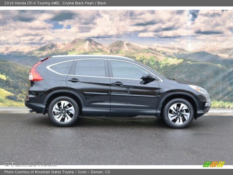 Crystal Black Pearl / Black 2016 Honda CR-V Touring AWD