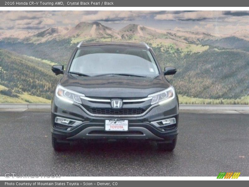 Crystal Black Pearl / Black 2016 Honda CR-V Touring AWD