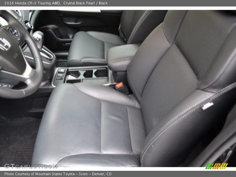 Crystal Black Pearl / Black 2016 Honda CR-V Touring AWD