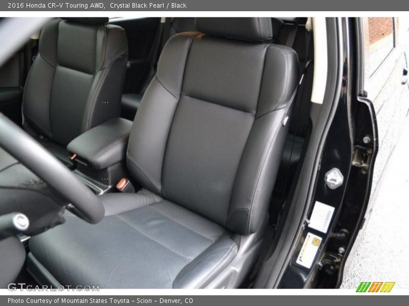 Crystal Black Pearl / Black 2016 Honda CR-V Touring AWD