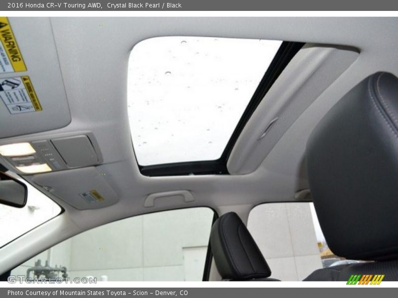 Crystal Black Pearl / Black 2016 Honda CR-V Touring AWD