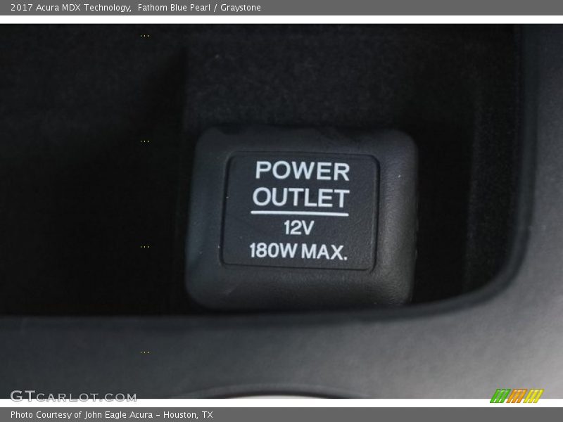 Fathom Blue Pearl / Graystone 2017 Acura MDX Technology