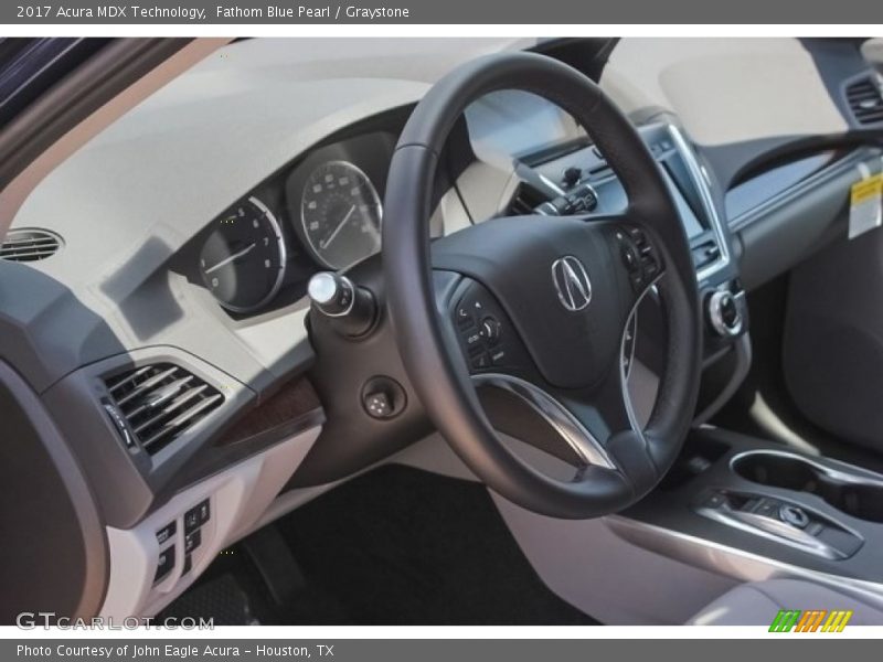 Fathom Blue Pearl / Graystone 2017 Acura MDX Technology