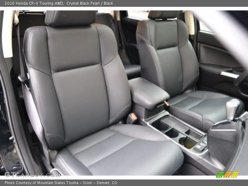 Crystal Black Pearl / Black 2016 Honda CR-V Touring AWD
