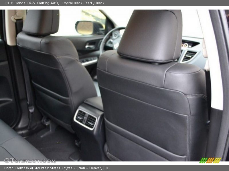 Crystal Black Pearl / Black 2016 Honda CR-V Touring AWD