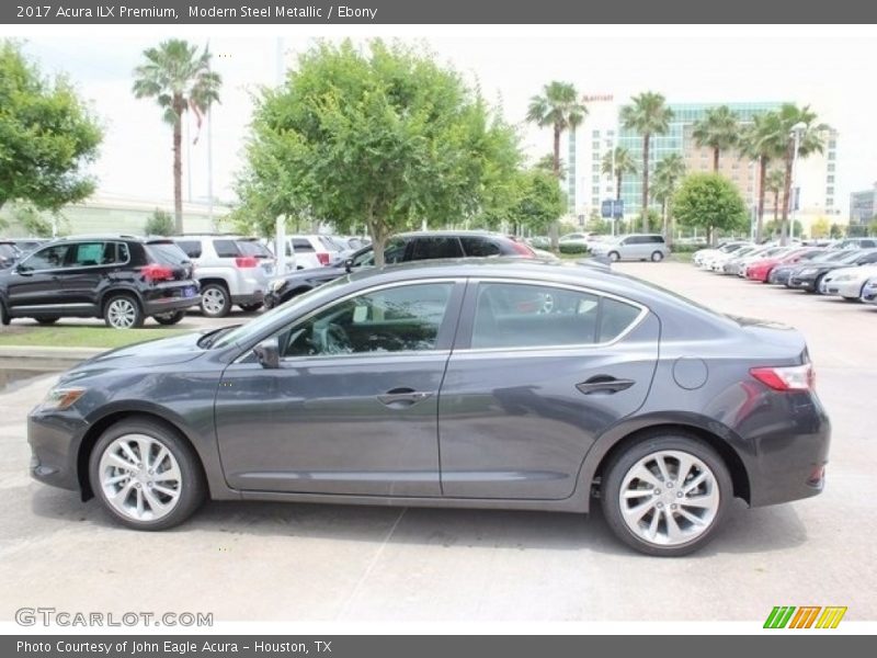 Modern Steel Metallic / Ebony 2017 Acura ILX Premium