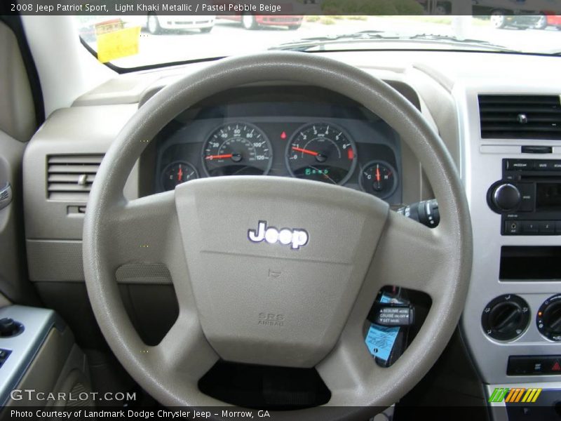 Light Khaki Metallic / Pastel Pebble Beige 2008 Jeep Patriot Sport