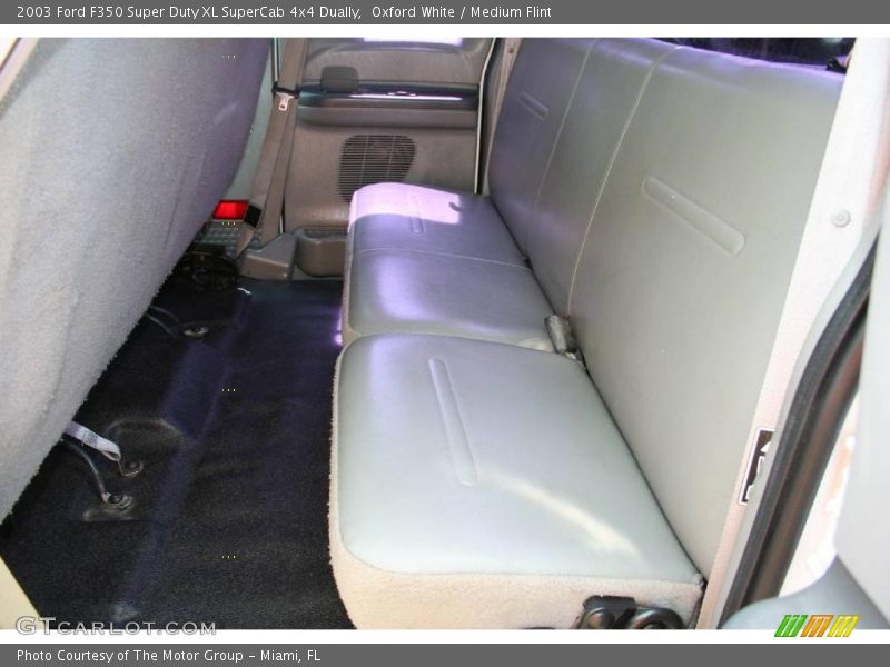 Oxford White / Medium Flint 2003 Ford F350 Super Duty XL SuperCab 4x4 Dually