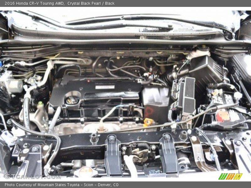 Crystal Black Pearl / Black 2016 Honda CR-V Touring AWD