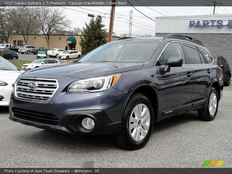 Carbide Gray Metallic / Slate Black 2017 Subaru Outback 2.5i Premium