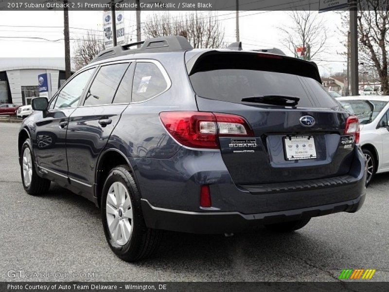 Carbide Gray Metallic / Slate Black 2017 Subaru Outback 2.5i Premium