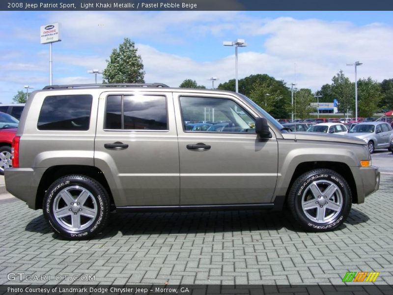 Light Khaki Metallic / Pastel Pebble Beige 2008 Jeep Patriot Sport