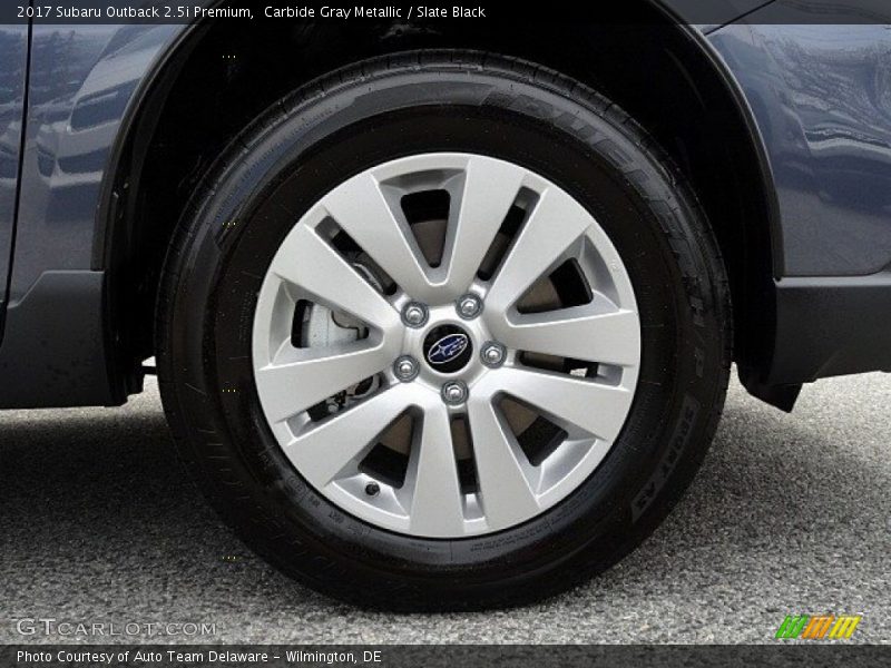Carbide Gray Metallic / Slate Black 2017 Subaru Outback 2.5i Premium