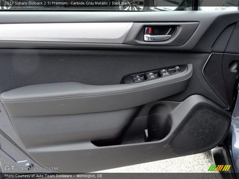 Carbide Gray Metallic / Slate Black 2017 Subaru Outback 2.5i Premium