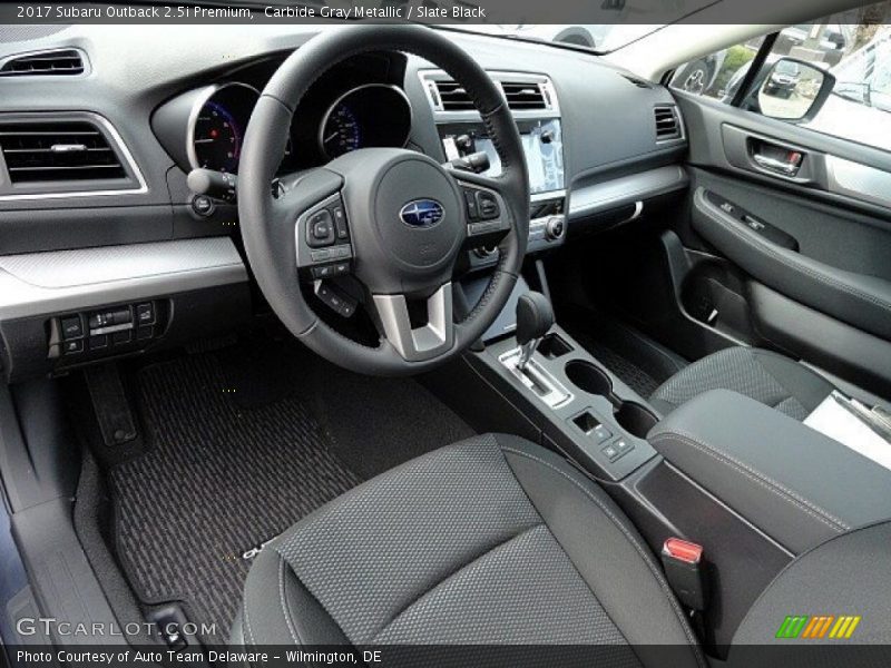 Carbide Gray Metallic / Slate Black 2017 Subaru Outback 2.5i Premium