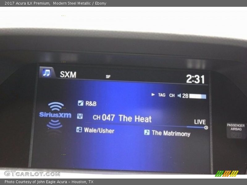 Modern Steel Metallic / Ebony 2017 Acura ILX Premium