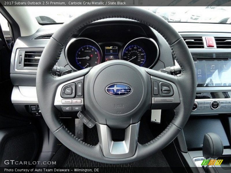 Carbide Gray Metallic / Slate Black 2017 Subaru Outback 2.5i Premium
