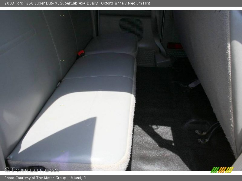 Oxford White / Medium Flint 2003 Ford F350 Super Duty XL SuperCab 4x4 Dually