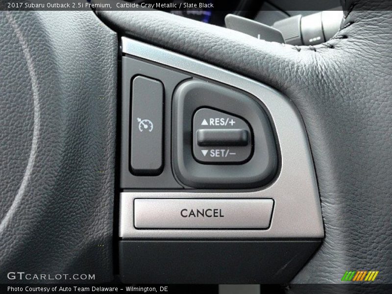 Carbide Gray Metallic / Slate Black 2017 Subaru Outback 2.5i Premium