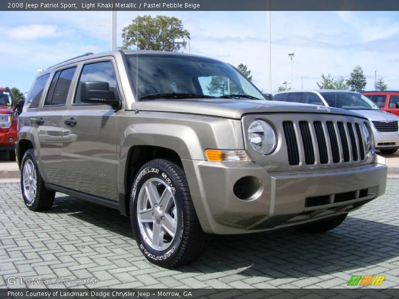 Light Khaki Metallic / Pastel Pebble Beige 2008 Jeep Patriot Sport