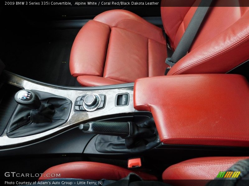 Alpine White / Coral Red/Black Dakota Leather 2009 BMW 3 Series 335i Convertible