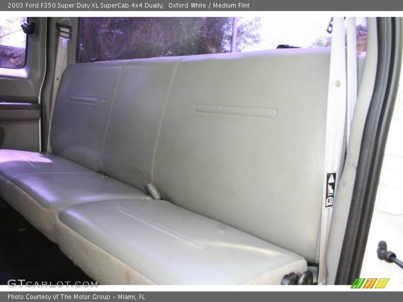 Oxford White / Medium Flint 2003 Ford F350 Super Duty XL SuperCab 4x4 Dually