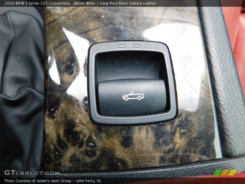 Alpine White / Coral Red/Black Dakota Leather 2009 BMW 3 Series 335i Convertible