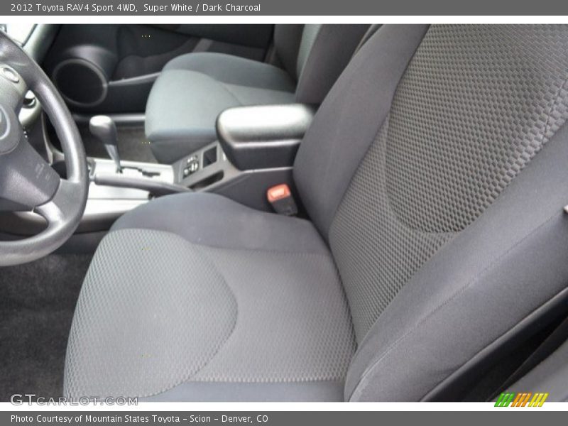 Super White / Dark Charcoal 2012 Toyota RAV4 Sport 4WD