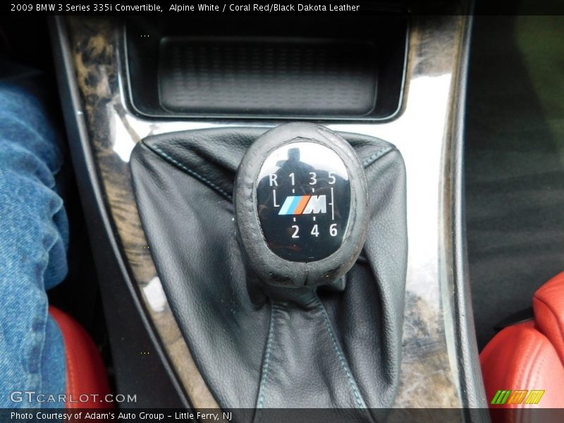 Alpine White / Coral Red/Black Dakota Leather 2009 BMW 3 Series 335i Convertible
