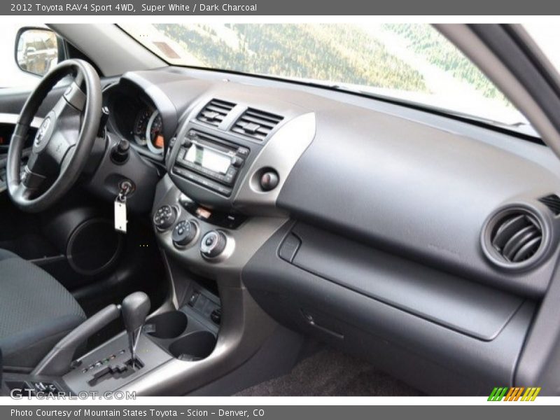 Super White / Dark Charcoal 2012 Toyota RAV4 Sport 4WD