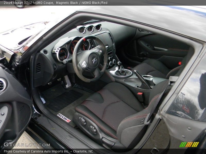 Magnetic Black / NISMO Black/Red 2014 Nissan 370Z NISMO Coupe
