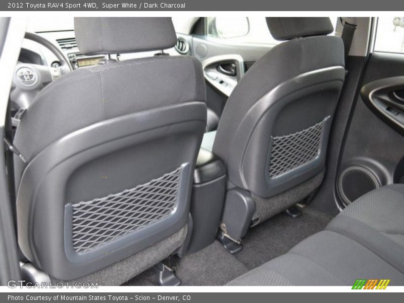 Super White / Dark Charcoal 2012 Toyota RAV4 Sport 4WD