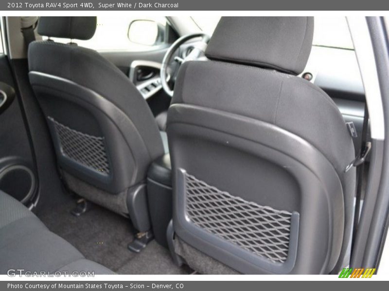 Super White / Dark Charcoal 2012 Toyota RAV4 Sport 4WD