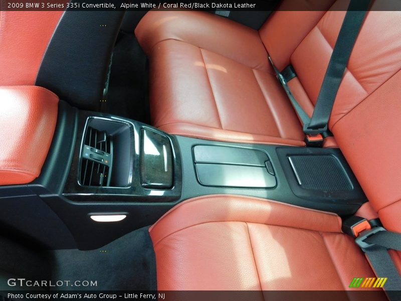 Alpine White / Coral Red/Black Dakota Leather 2009 BMW 3 Series 335i Convertible