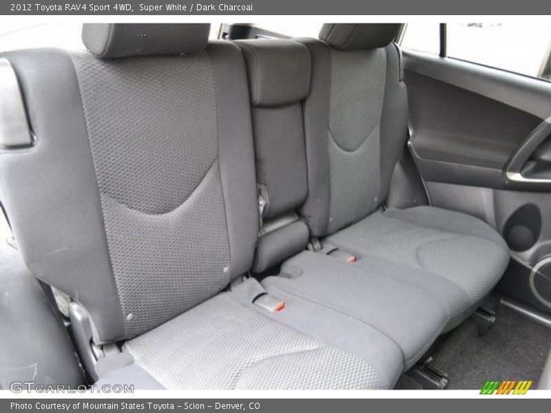 Super White / Dark Charcoal 2012 Toyota RAV4 Sport 4WD