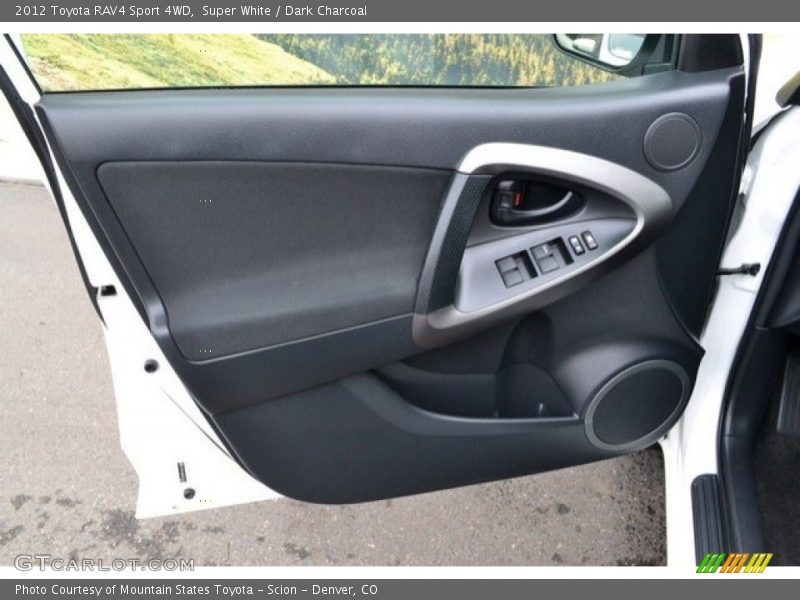 Super White / Dark Charcoal 2012 Toyota RAV4 Sport 4WD