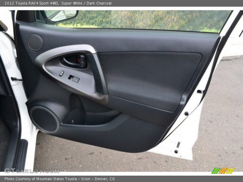 Super White / Dark Charcoal 2012 Toyota RAV4 Sport 4WD