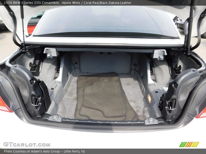 Alpine White / Coral Red/Black Dakota Leather 2009 BMW 3 Series 335i Convertible