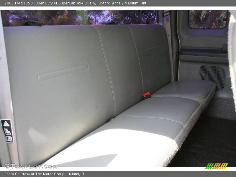 Oxford White / Medium Flint 2003 Ford F350 Super Duty XL SuperCab 4x4 Dually