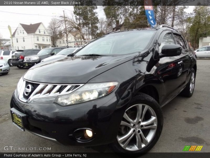 Super Black / Black 2010 Nissan Murano LE AWD