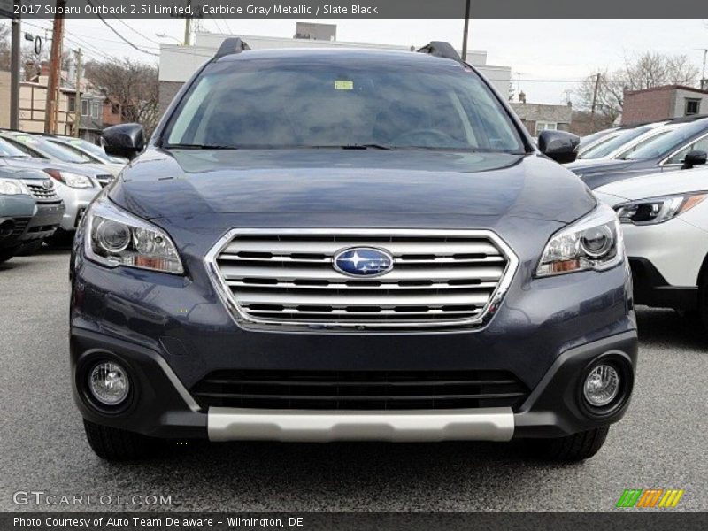 Carbide Gray Metallic / Slate Black 2017 Subaru Outback 2.5i Limited